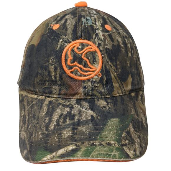 Dorfman Pacific Co. Strapback Baseball Cap Multi OS Adjustable Embroidered Camo - Picture 1 of 9